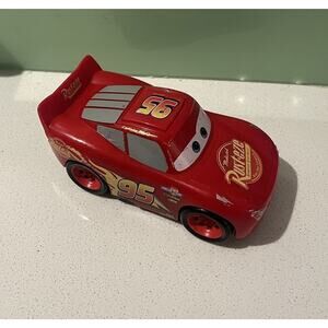 Disney Pixar Cars Track Talkers - Lightning McQueen Vehicle Talking Toy, Works!